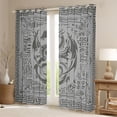 thumbnail image 2 of Castle Fairy Magical Dragon Curtains Pack of 2 (42x84 Each),Gothic Style Curtains Blackout, 2 of 6