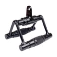 thumbnail image 4 of jinwen D Row Handle Cable System Attachment Gym V Handle for Biceps Tricep Exercise Black Thick Handle, 4 of 9