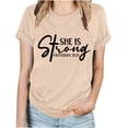 thumbnail image 1 of Blusas de Manga Corta para las Mujeres Imprimir Cuello Redondo Camiseta, Blusa Clásica Vintage para la Primavera Y el Verano, 1 of 4