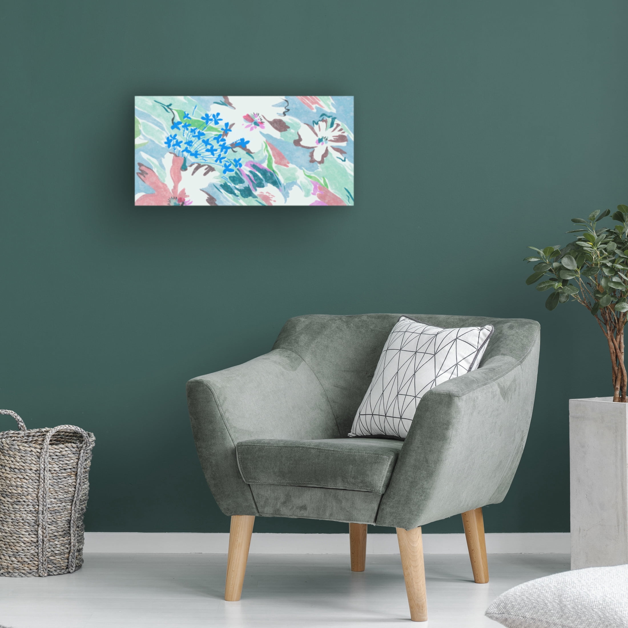 Trademark Fine Art Melissa Wang  Reflections and Flow II Canvas Wall Art