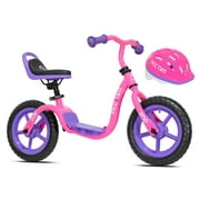 KaZAM 12" Child's Balance Bike & Helmet, Pink