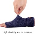 thumbnail image 3 of Guantes de invierno sin dedos para mujeres y hombres, guantes de medio dedo para adultos para clima frío para conducir 969, 3 of 6