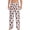 White, variant on Red Ladybugs On Black Dotted Print Pajama Pants for Men,Men’s Pajama Bottoms,Mens PJ Pants with Pockets & Button Fly-3X-Large