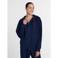 thumbnail image 3 of Athletic Works Women's and Women's Plus Full Zip Fleece Hoodie, Sizes XS-4X, 3 of 7