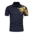 thumbnail image 2 of LSLJS T-Shirt à Manches Courtes Imprimé Col Rabattu pour Hommes, Vêtements d'Été pour Hommes, 2 of 9