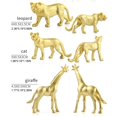 thumbnail image 3 of Ounissouiy Figuras de animales de plástico de 12 piezas, de niños, accesorio de juego para niños y niñas, modelo realista de tamaño pequeño, Juguetes Dorado, 3 of 6