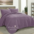 thumbnail image 2 of Exclusivo Mezcla Twin Quilt Set, 2-Piece Lightweight Twin Quilts Soft Bedspreads Bed Coverlets, Dusty Lavender, 68"x88", 2 of 8