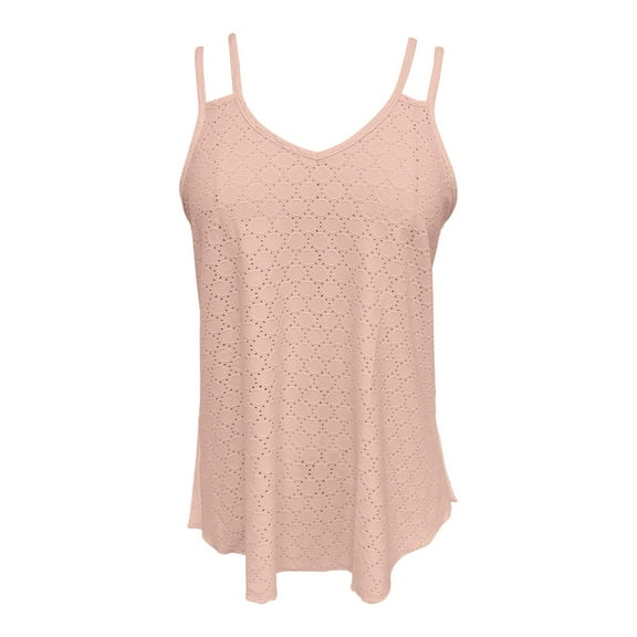 DQRPSEETB Plus Size Tank Tops for Women Women's Solid Color V Neck Sleeveless Casual Camisole Summer Fashion Top Sleeveless Blouses for Women