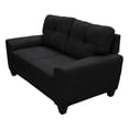 thumbnail image 3 of Love seat El Bazar Store Sidney Lino Negro 2 plazas, Modular, Moderno, Sala, Sofa, 3 of 5