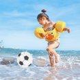 thumbnail image 4 of Inflatable Pool Game Balls for Kids Playing Made of Durable PVC Black Color 4pcs, 4 of 9