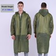 thumbnail image 5 of HWZWT 2 Pack Waterproof Rain Ponchosfor Adults-Reusable Emergency Raincoats with Hoodand Drawstring -LightweightPonchos, 5 of 5