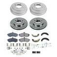 thumbnail image 2 of Power Stop Front and Rear Stock Replacement Brake Pad Rotor Drum and Shoe Kit KOE15527DK, 2 of 7