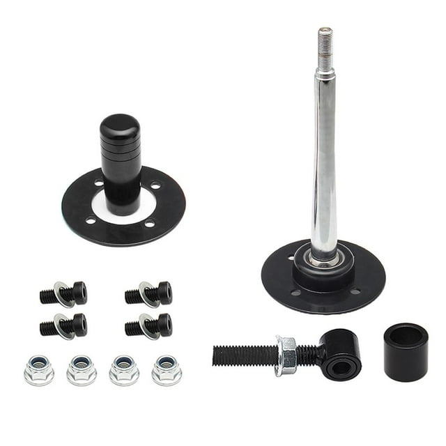 koolsoo Réglage Levier de Vitesses Court avec Bouton S'Adapte 85-10 E30 E36 E46 Noir