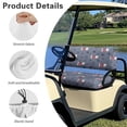 thumbnail image 6 of Aplkyhs Love Golf Paw Golf Cart Seat Covers Travel Sports Golf Cart Seat Cover Fits for EZGO Club Car and More 2 Person Seats Golf Carts Keeps Seats Clean and Comfortable, 6 of 7