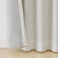 thumbnail image 5 of Better Homes & Gardens Leaves Rod Pocket Blackout Curtain Panel, 1-Piece, White, 50" W x 63" L, 5 of 7