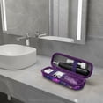 thumbnail image 6 of WIRESTER Portable Electric Toothbrush Travel Case, Hard Storage Box Compatible with Oral-B Pro Series & Philips Sonicare ProtectiveClean, Purple Nebula Galaxy, 6 of 6