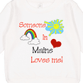 thumbnail image 3 of Inktastic Someone in Maine Loves Me Toddler Sweatshirt, 3 of 4