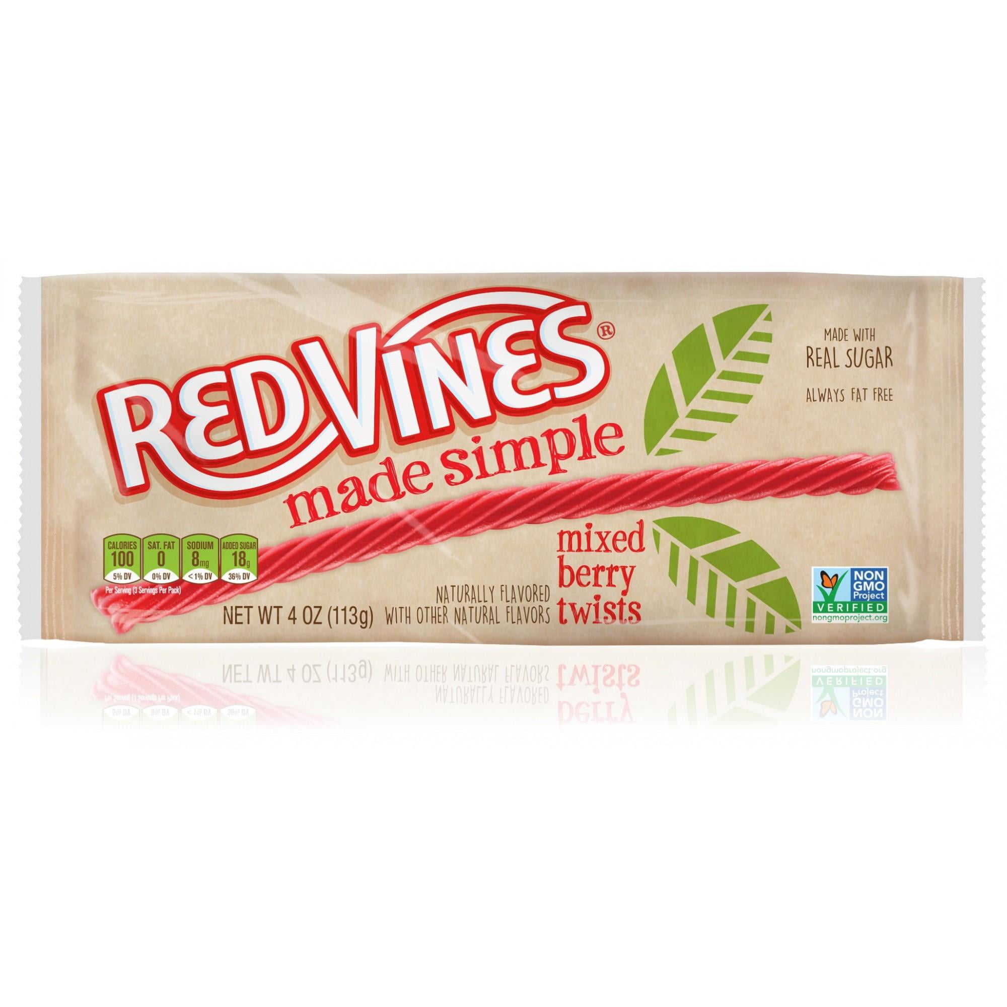 Red Vines Made Simple Twists Berry Licorice, 4 Oz.
