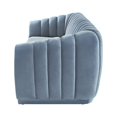 thumbnail image 6 of Posh Living NSA190-02TL-UE Bellarose Sofa with Channel Tufted Arms & Back&#44; Teal Velvet, 6 of 10