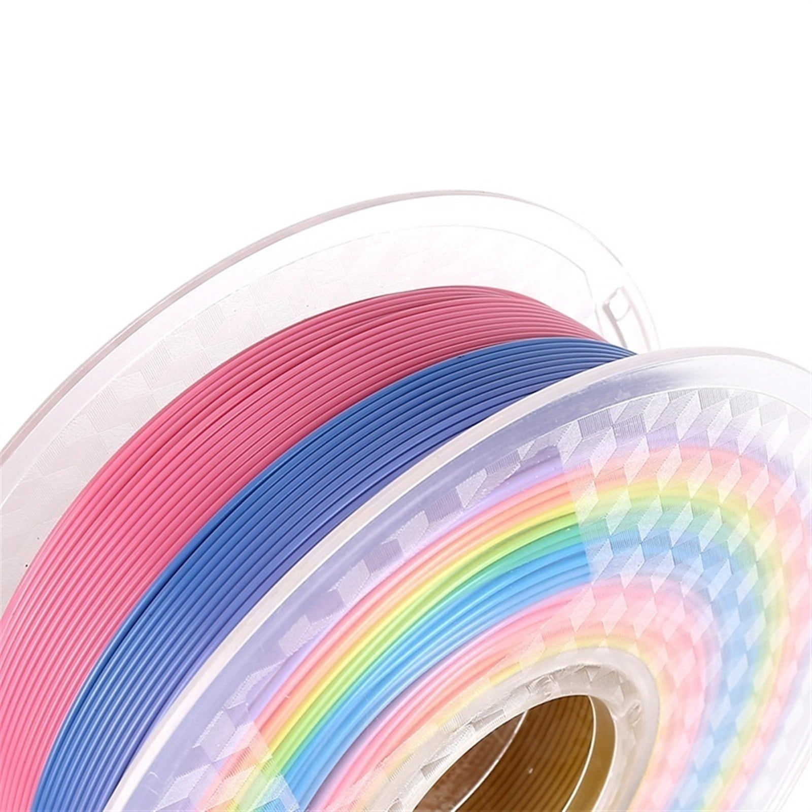 3D Printer Filament Gradient Mixed Colour 1KG PLA Filament 1.75mm Dimensional Accuracy ±0.02mm for 3D Printing