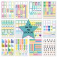 thumbnail image 2 of Coofit Journal Stickers DIY Blank 730PCS Adhesive Planner Stickers Calendar Stickers, 2 of 2