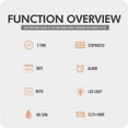thumbnail image 7 of Fashion Men's Digital Analog Watches Square Face Sport Casual Dual Display Multifunctional Wristwatch for Men with Alarm Waterproof LED Luminous, 7 of 7