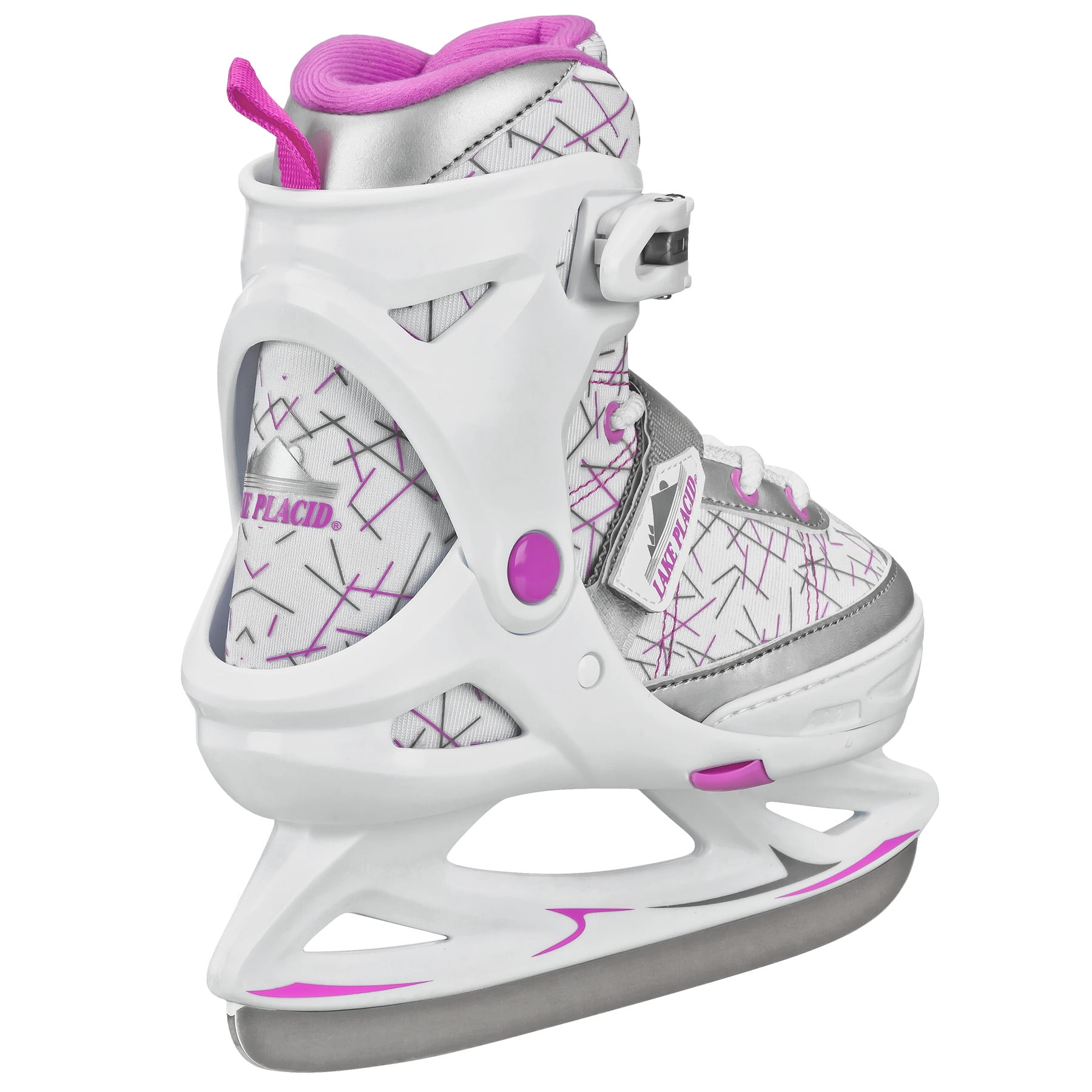 Lake Placid Peak Adjustable Ice Skates Fuchsia Medium (1-4