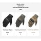 thumbnail image 5 of Guantes de tela con dedos completos para combate, montañismo, exteriores, con pantalla táctil, de fibra de carbono, 5 of 6