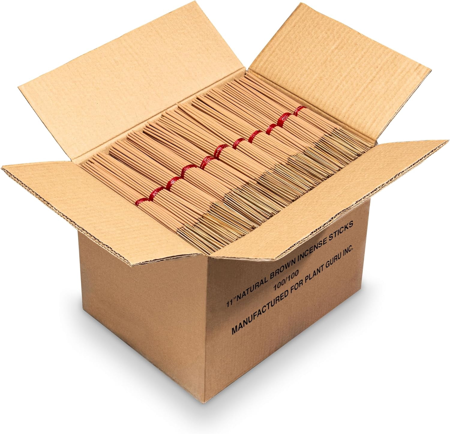 10000 Unscented (Light Brown) Incense Sticks 11" Bulk Wholesale - 100% Natural Joss and Bamboo Punk Blanks - Great for DIY Aromatherapy Incense Making.