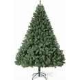 thumbnail image 3 of IDEALHOUSE 9FT Green Christmas Tree Pre-Decorated with Two-Tone Lights, Full and Tall, 1450 PVC Tips, Hinged Branches, Quick Setup, Folding Metal Stand, Indoor Festive Display for Large Spaces, 3 of 8