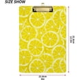 thumbnail image 2 of FMSHPON Lemons Clipboard Hardboard Wood Nursing Clip Board and Pull for Standard A4 Letter 13x9 inches, 2 of 7