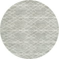 thumbnail image 1 of Ahgly Company Machine Washable Indoor Round Contemporary Dark Goldray Area Rugs, 6' Round, 1 of 7