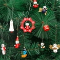 thumbnail image 6 of Giyblacko Christmas Ornaments Christmas Wooden Mini Santa Snowman Pendant Desktop Small Christmas Tree Decorative Accessories Props, 6 of 9
