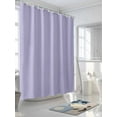 thumbnail image 3 of Shower Curtain Lavender Purple Shower Curtains for Bathroom, Waterproof Polyester Shower Curtain Set with Hooks, Extra Long 72" x 84" Solid Color, 3 of 6