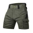 thumbnail image 3 of Men's Elastic Waist Drawstring Casual Shorts with Pockets for Sports, Running, and Lounge Wear, 3 of 7