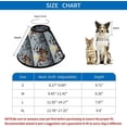 thumbnail image 3 of Halloween Bats Soft Cat Dog Recovery Collar Adjustable Cat Cone Wound Healing Protective After Surgery for Medium Dogs, 3 of 7