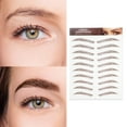 thumbnail image 4 of Unique Bargains Tatouage Simulation Sourcils pour Femmes 1 Pce Triangle, Marron, 4 of 5
