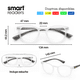 thumbnail image 5 of Lentes de Lectura B+D Smart Round Readers Cristal, 5 of 7