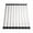 black, variant on PLUZON Roll up Dish Drying Rack, 17.7" x 15.5" 304 Stainless Steel with Corner Sink Mat