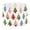 Color 4, variant on Drum Lamp Shade Candy Canes Peppermint Swirls Holly Berries Christmas Seamless Red Lampshade for Table Lamps Floor Lamps Pendant Light 13"x13"x10" Replacement Linen Large Lamp Shade Easy Assembly
