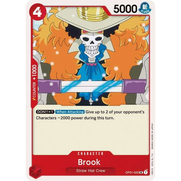 One Piece Romance Dawn Uncommon Brook OP01-022