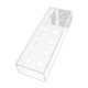 thumbnail image 3 of Jarrón rectangular Jarrón acrílico Jarrón decorativo Jarrón rectangular largo Jarrón rectangular 30x10x6.5cm 12 agujeros, 3 of 9