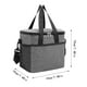 thumbnail image 4 of 12L reutilizable aislado almuerzo bolsa para mujeres hombres Tote bolsas adulto picnic hielo refrigerador a prueba de fugas correa de hombro ajustable grande 10 1/2x10x7 1/2inch, 4 of 5