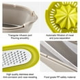 thumbnail image 3 of justharion Presse-Agrumes Manuel Citron Orange Ail Pommes de Terre Fromage Récipient Outils de Cuisine Multifonctions Accessoires, 3 of 6