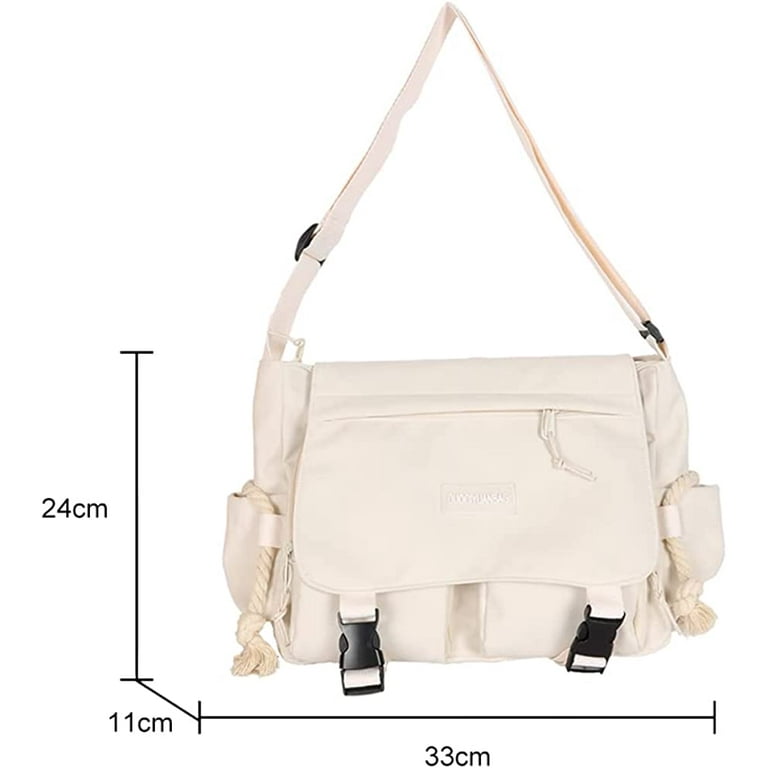  JQWSVE Kawaii Messenger Bag for Women Cute Crossbody Bags with  Kawaii Accessories Cute Aesthetic Crossbody Casual Tote Bag : Clothing,  Shoes & Jewelry