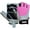 Pink Medium, variant on RAD Weight Lifting Gloves Gym Training Women Fitness Gloves Straps Leather (Purple, Small)