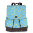 thumbnail image 1 of Disketp Duck Swimming Mochila de Cuero para Mujer, Bolso de Espalda Antirrobo con Estilo para Viaje, Trabajo y Uso Diario, 1 of 4