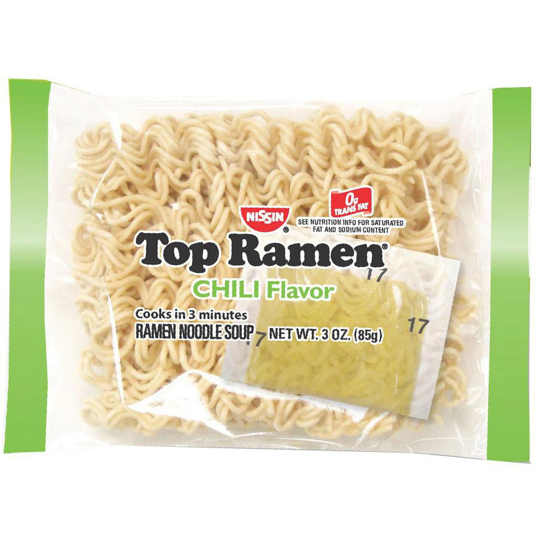 (24 Packs) Nissin Top Ramen Chili Flavor, 3 oz