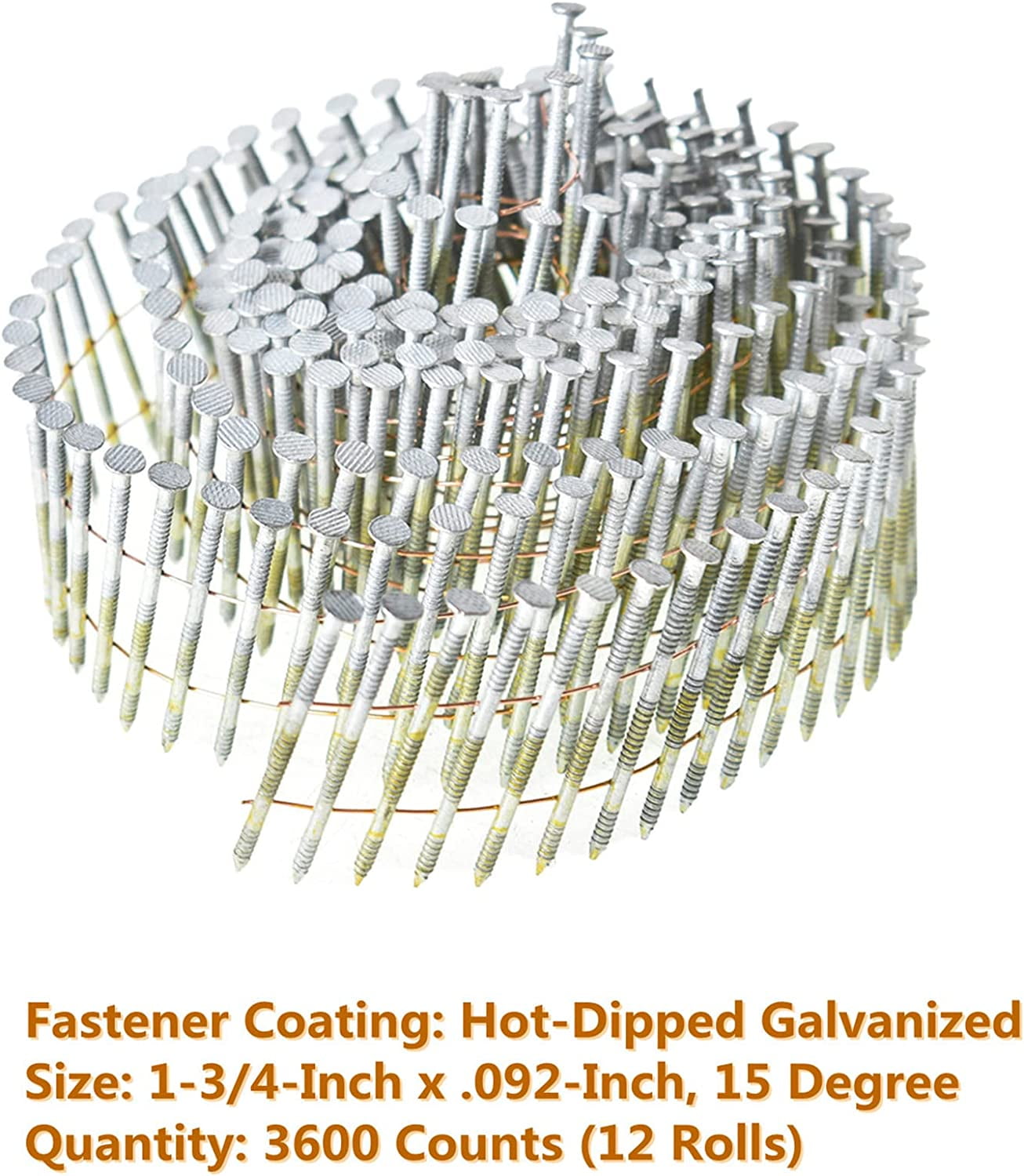 Paslode 3-in x 0.131-in 30 Degree Hot-Dipped Galvanized Ring Collated  Framing Nails (2000-Per Box) in the Framing Nails department at Lowes.com