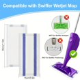 thumbnail image 2 of 120 Disposable Wet Jet Refills | Microfiber Mop Pad Refills for Swift Wet Jet Mop, Compatible with Hardwood Floor Cleaning, Thickness and Absorbency (Mop Stick Not Included), 2 of 7